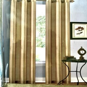 Curtain Panels, 1 Pair, Sage, 40”W X 84”L, Great Fall/Winter Color, Transitional